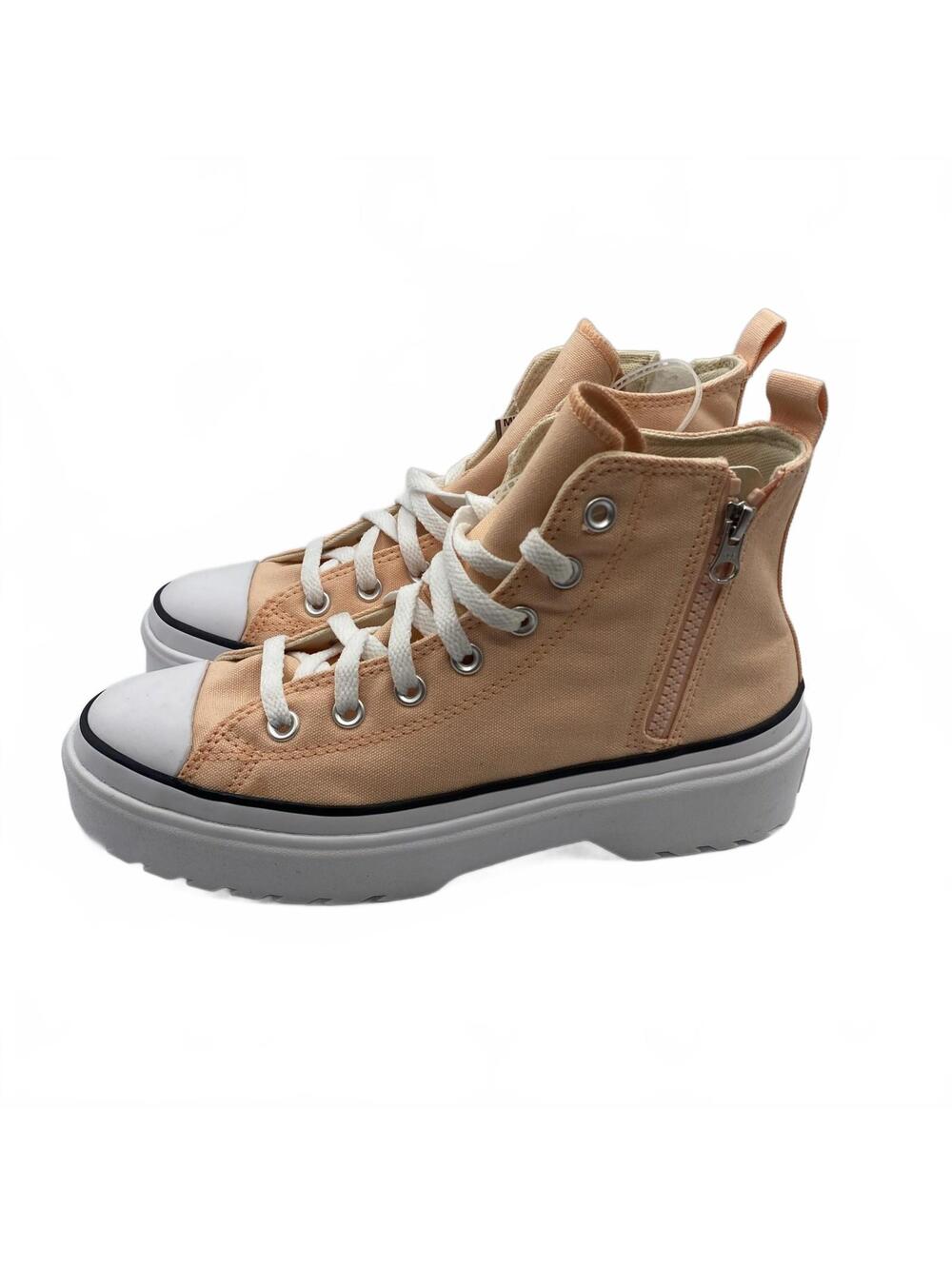 Converse Chuck Taylor All Star Lift Platform High Peach Beam Canvas Size 7 - Picture 2 of 11